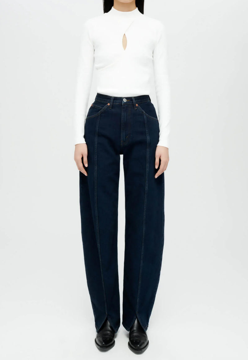 Re/Done High Waist Tailored Jeans - Bespoke