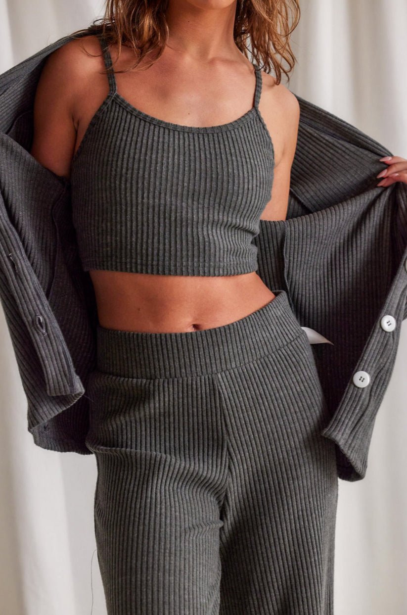 Strut This Noah Bralette - Steel Rib