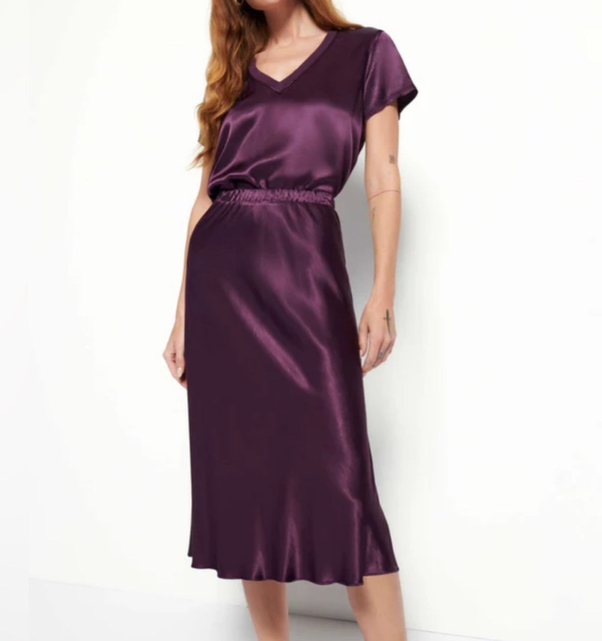 Nation Ltd Mabel Skirt- Fig Jam
