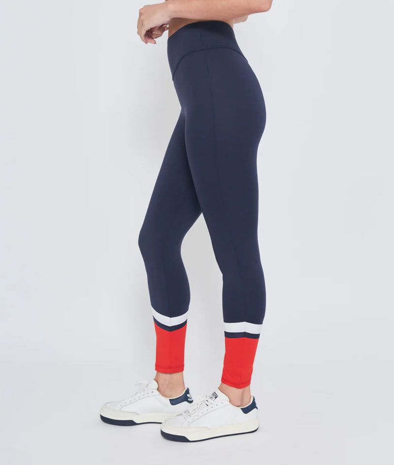 L'Etoile Sport Performance Legging - Navy/Red