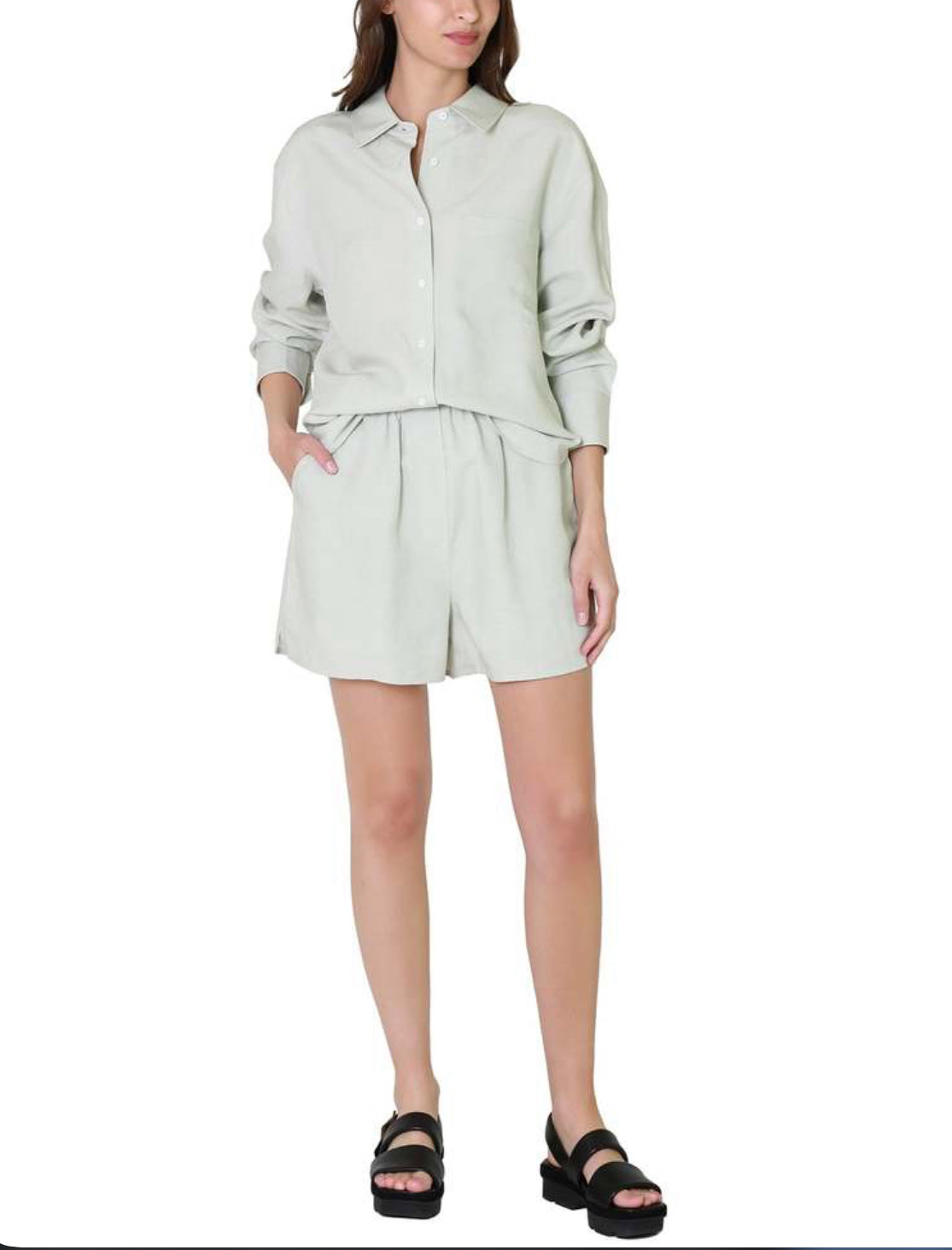 Sophie Rue Wren Easy Shorts - Sage Mint