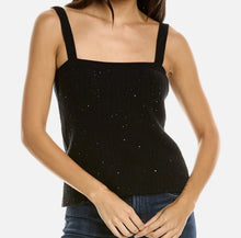 Autumn Cashmere Sequin Tank - Black