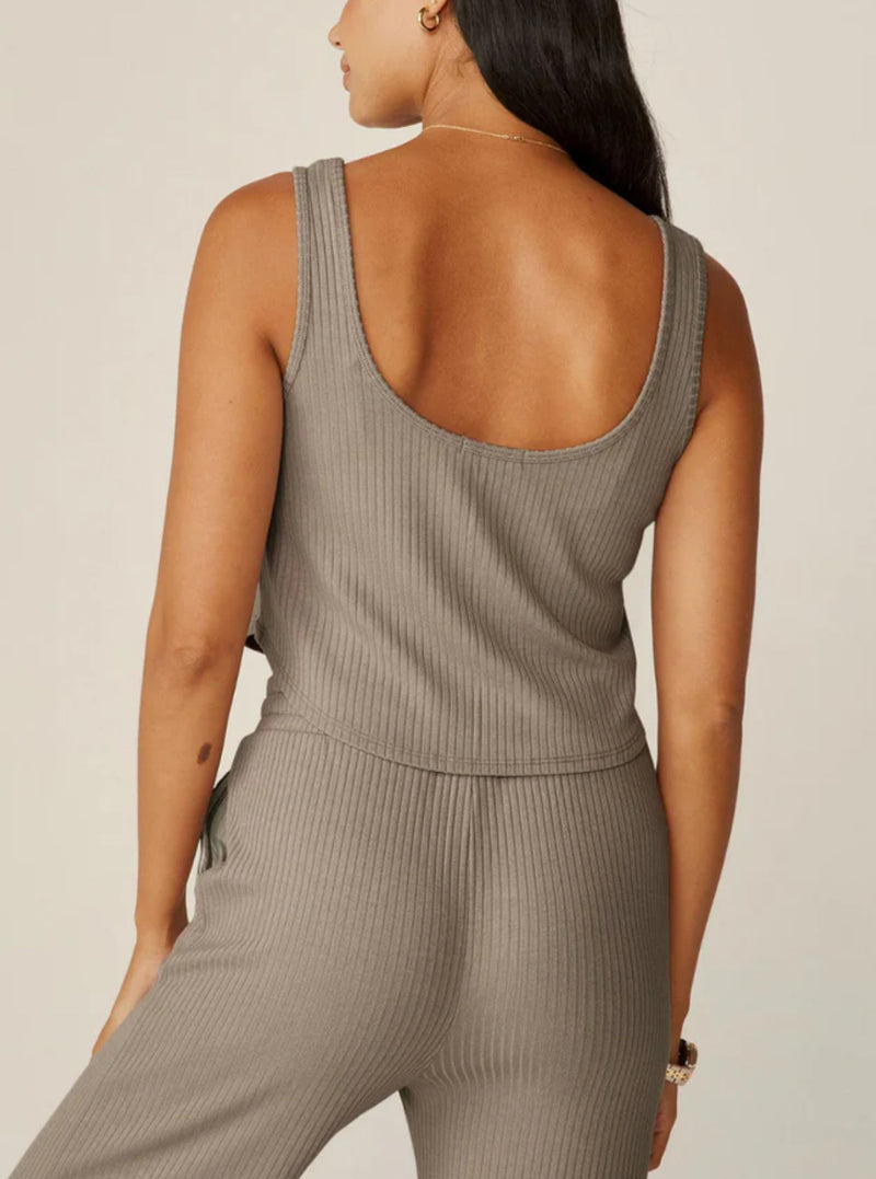 Beyond Yoga Well Traveled Tank - Birch