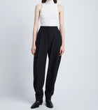 Proenza Schouler Wool Stretch Suiting Trousers - Black