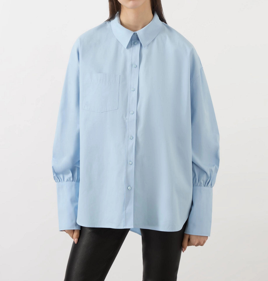 Anine Bing Maxine Shirt - Blue