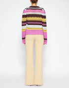 Jonathan Simkhai Roxana Macrame Pullover - Opera Pink Multi