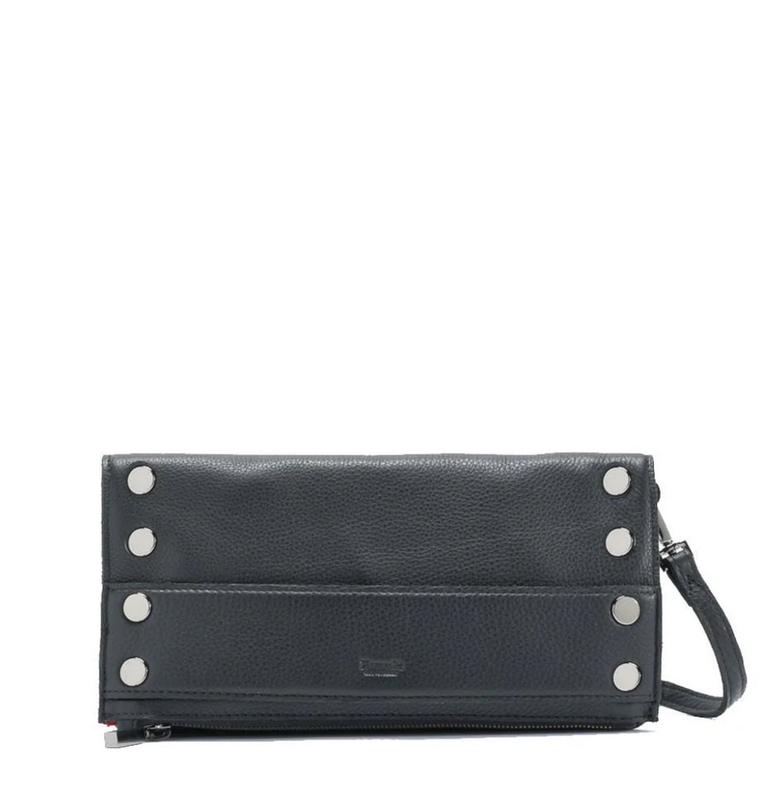 Hammitt RYAN Crossbody Clutch - Black/Brushed Silver