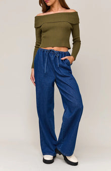 Le Lis Rosie Denim Pants