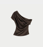 SIMKHAI Phoebe Top - Chocolate