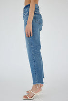 Moussy Vintage Peccole Wide Straight - Dark Blue