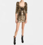 LoveShackFancy Thompson Dress - Gold