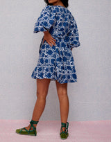 Blockprints Jasset Dress - Indigo