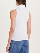 Goldie LeWinter Sylvia Double Breasted Vest - White