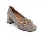 BiBi LOU Valencia Suede Loafers - Gris