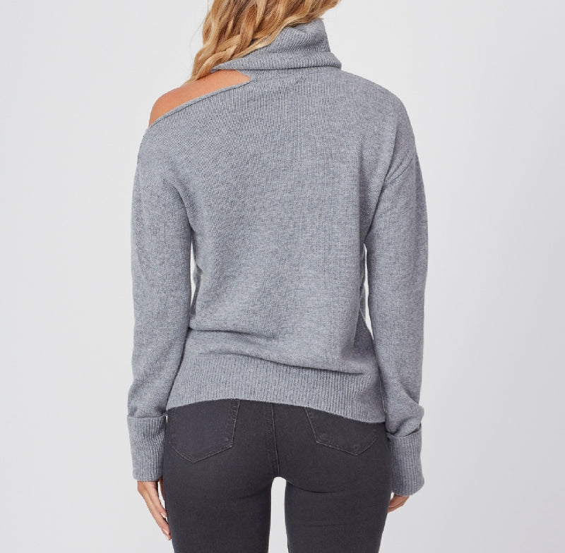 Paige Raundi Sweater – Heather Grey