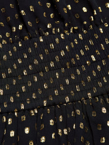 A.L.C. Sidney Metallic Dot Print Blouson Dress