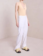 A.L.C Mateo Linen Pant - White