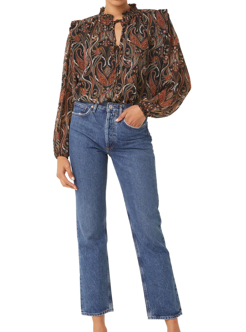 MISA Los Angeles Helena Top - Spartina Paisley