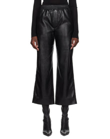 Nanushka Odessa Okobor™ Alt-Leather Pants - Black