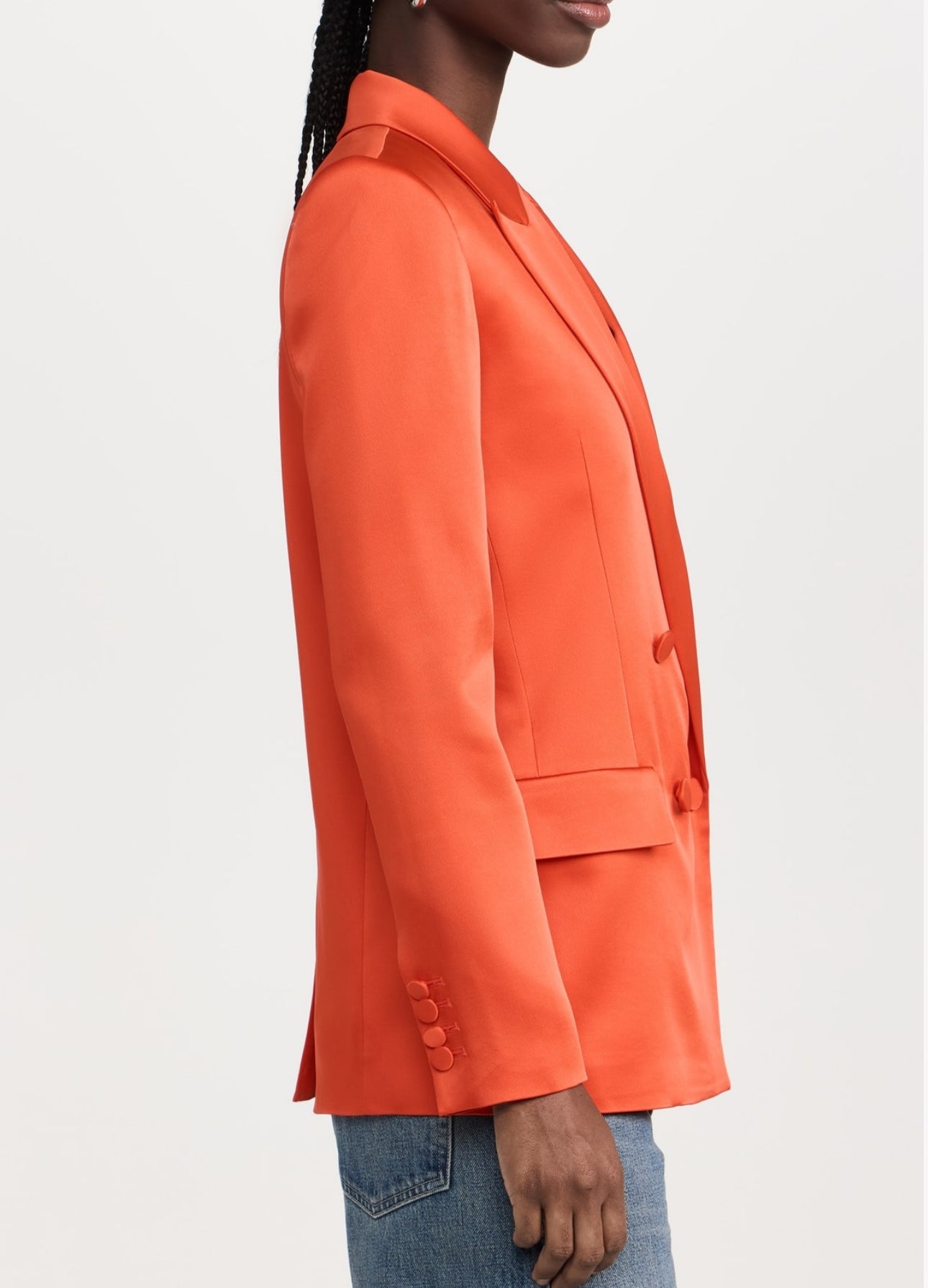 Jonathan Simkhai Flame Norah Blazer - Flame