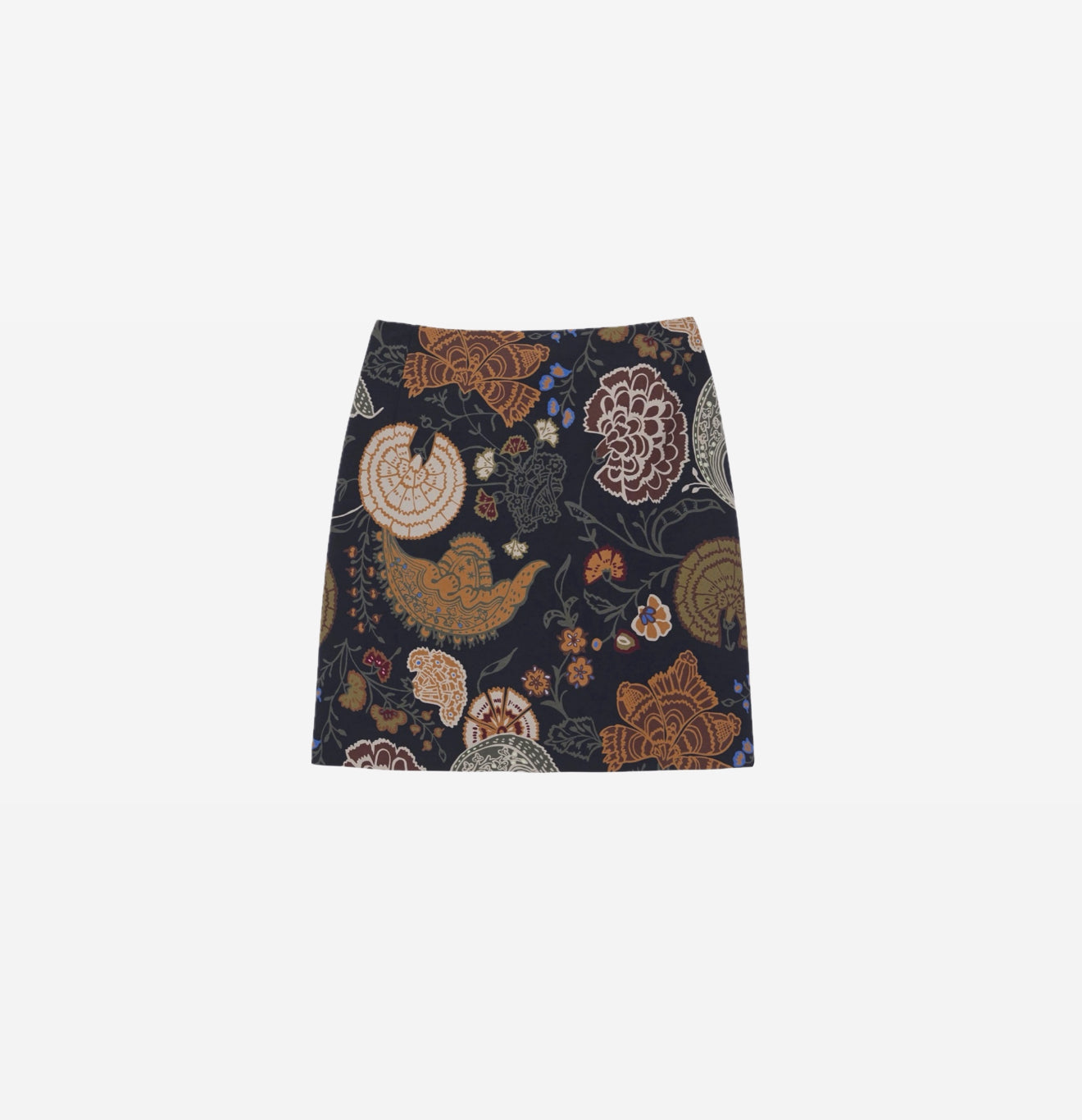 Lafayette 148 Bohemia Bloom Mini Skirt - Black