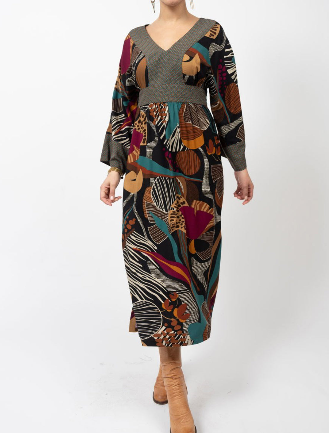 Uncle Frank Kimono Midi Dress