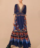 FARM Rio Nature Beauty Dress - Blue