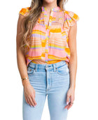 Karlie Clothes Sarah Sunset Top - Orange