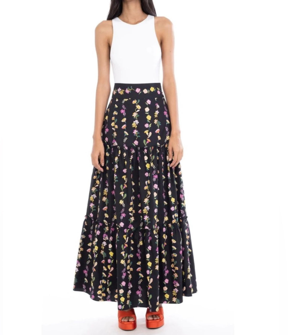 Banjanan Discovery Skirt - Floral Onyx
