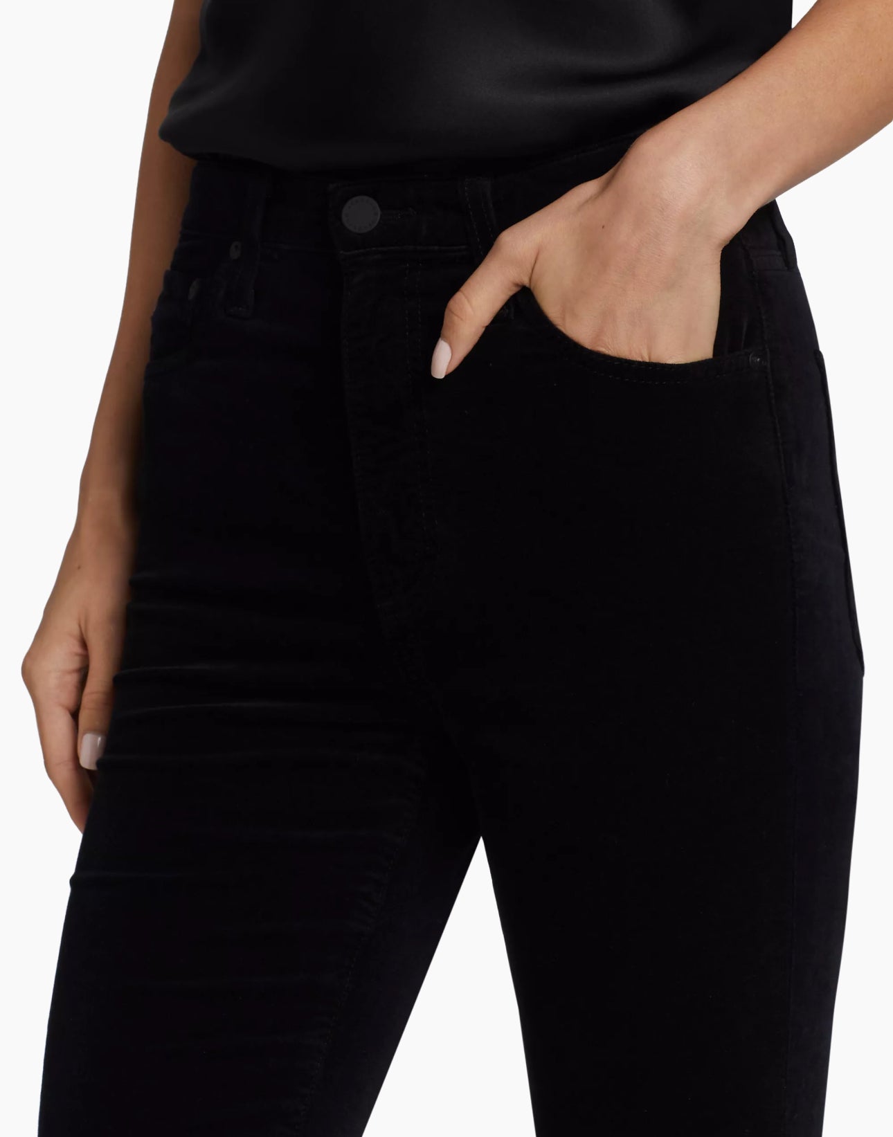 AG Jeans Alexxis High Rise Bootcut Pants - Super Black