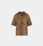 Simon Miller Bia Linen Camp Shirt - Cheetah