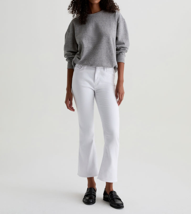 AG Jeans Farrah Mid-Rise Boot - Gallery White