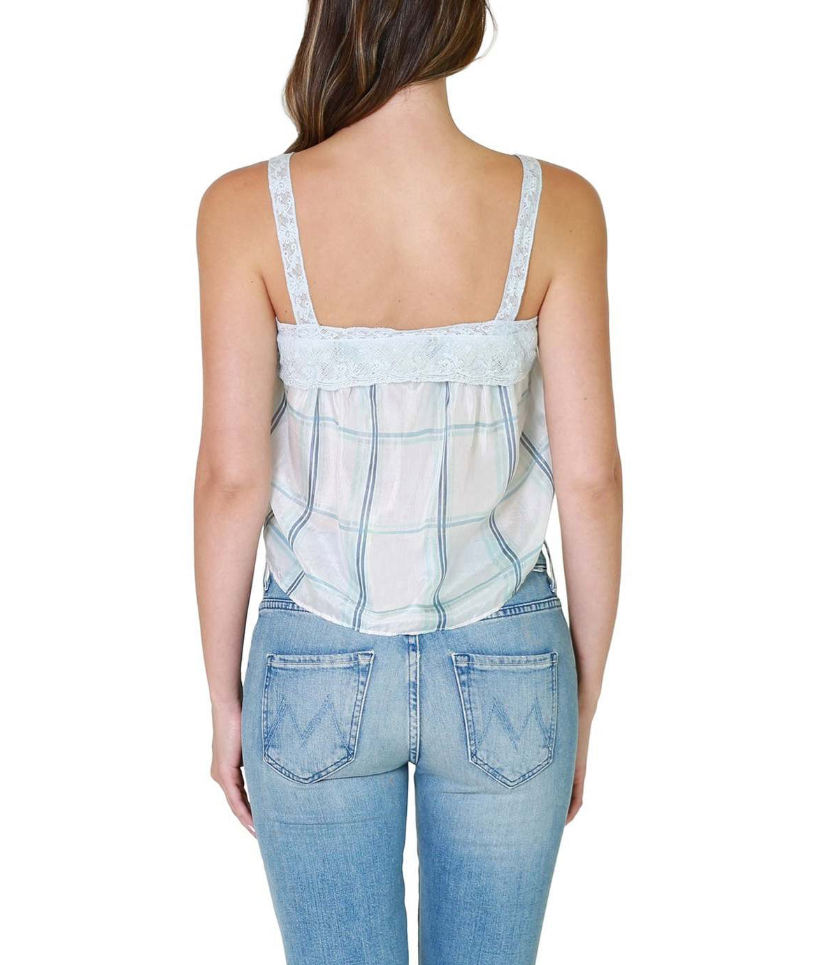 LoveShackFancy Panthea Tank - Morning Rain