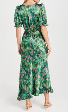 Saloni Vida D Dress - Palmetto Fern