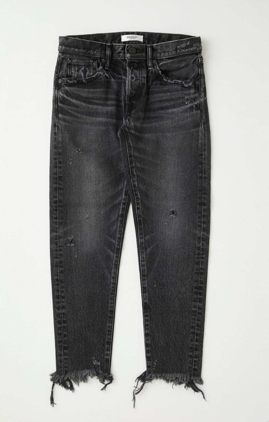 Moussy Vintage Keller Tapered Jeans - Black