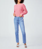 Paige Noella Straight 30” - Bodacious Distressed w Chill Hem
