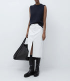 KASSL Editions 5-Pocket Skirt - Oil White