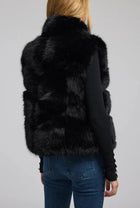 Generation Love Rosario Faux Fur Vest - Black