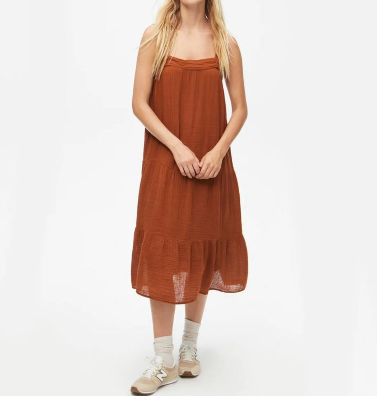 Michael Stars Evie Dress - Rust