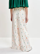 Essentiel Antwerp Hilmington Embroidered Pants - Multicolor/Off-White