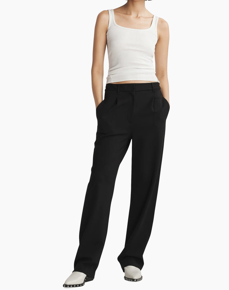 rag & bone Irina Ponte Trousers - Black