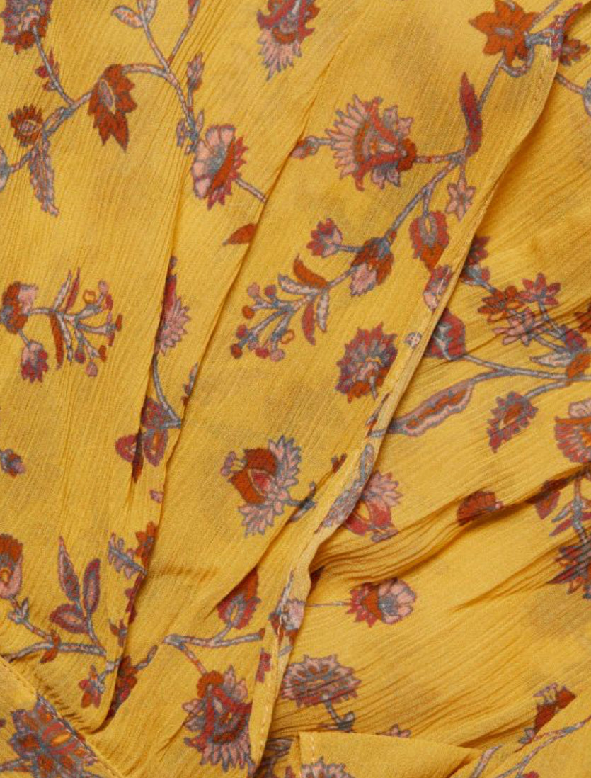 Paige Trista Silk Blouse - Tumeric