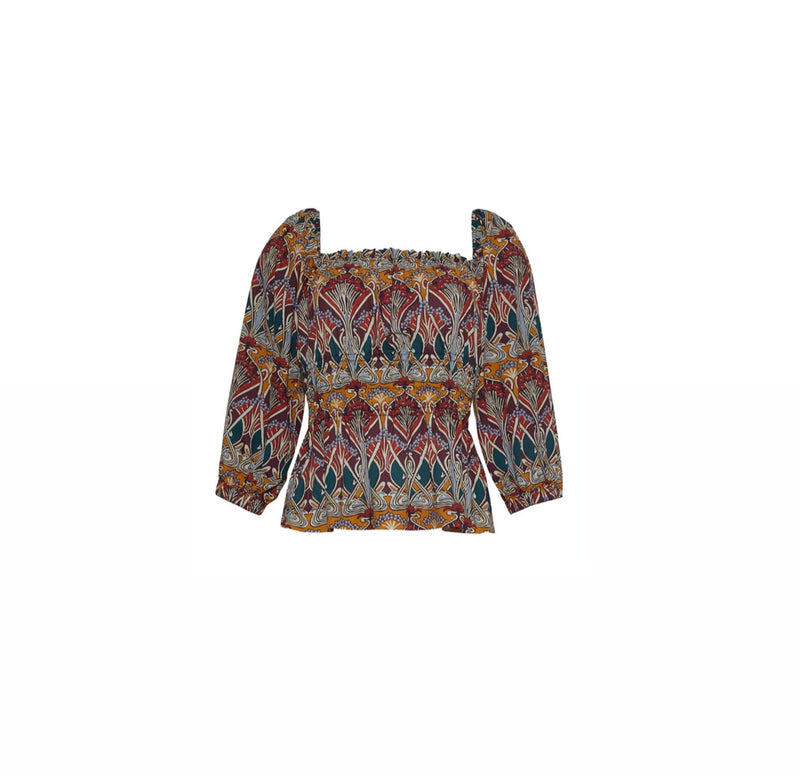 Cara Cara Everly Top - Chai Tea Deco