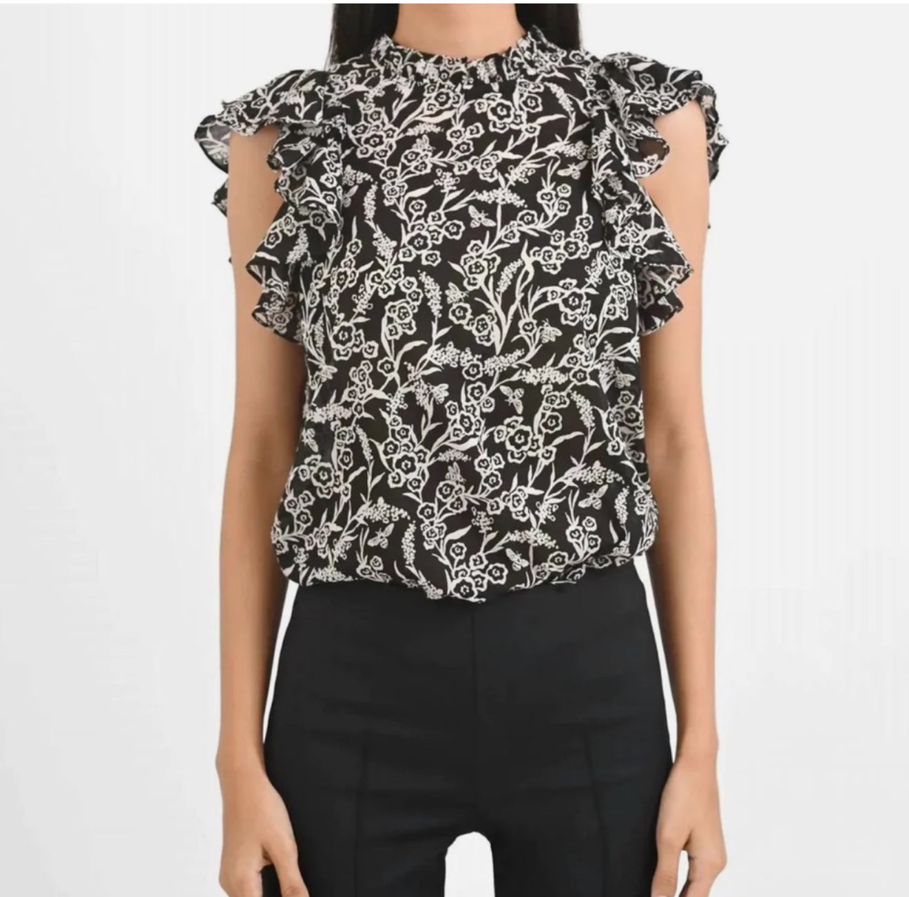 Banjanan Klara Top - Bumble Black