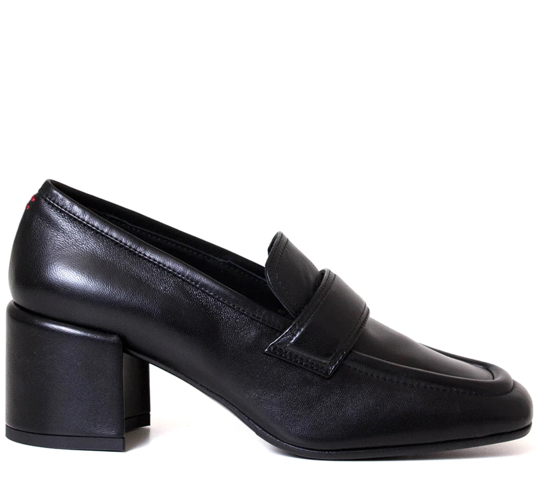 Halmanera Cecil 21 Leather Pump - Baron Nero