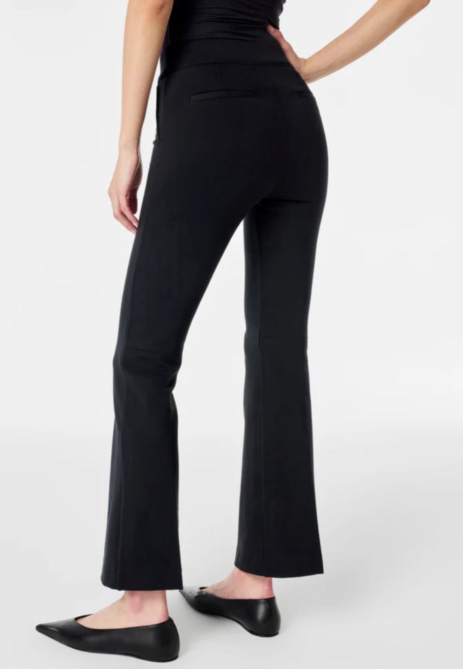 Spanx Faux The Perfect Pant, Kick Flare - Classic Black