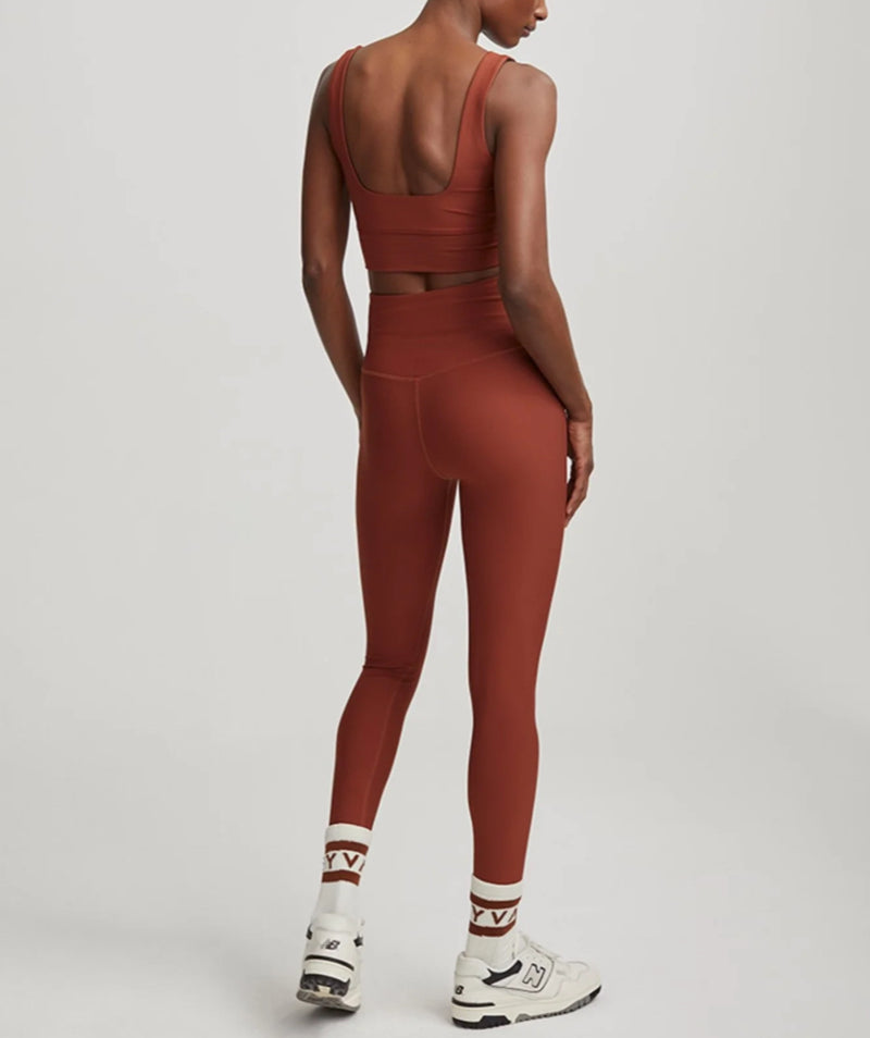 Varley Let’s Move High Rise Legging 25" - Paprika