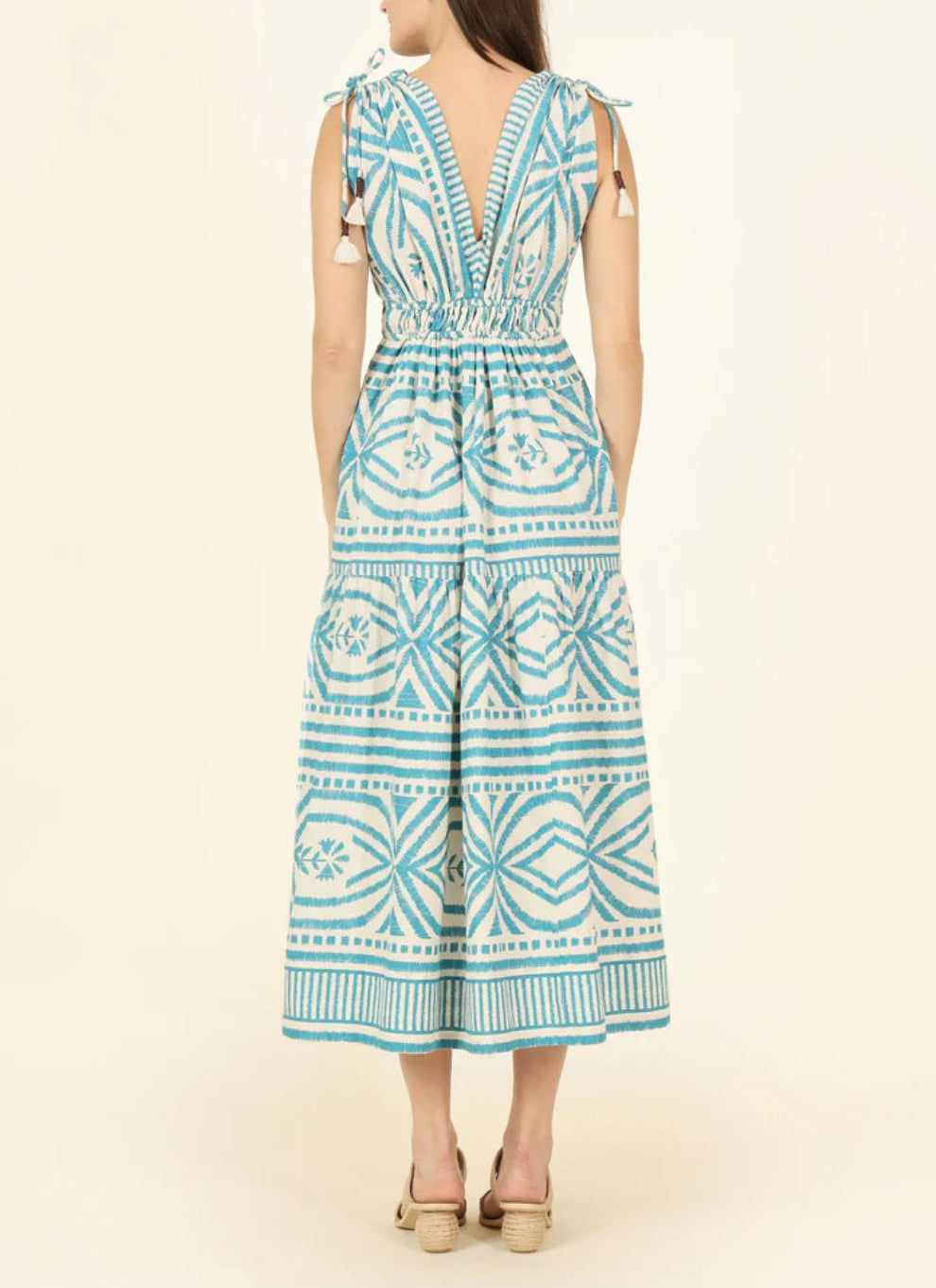 Omika Rosalita Midi Dress - Jolie Lagoon