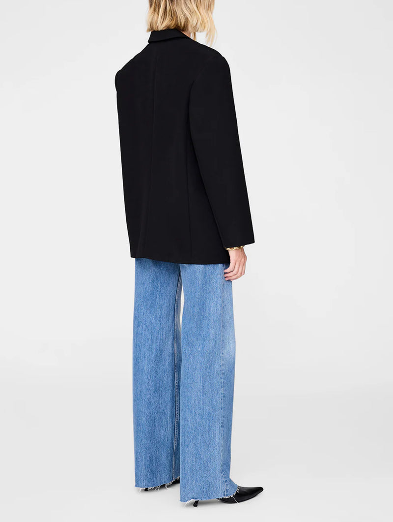 Anine Bing Quinn Midweight Blazer - Black