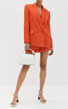 SIMKHAI Devan Pleated Shorts - Flame